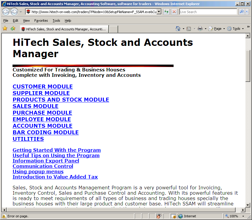 Billing Systems, Billing, Invoicing Software, Inventory Control Software for Your Business, Billing Software, Billing, POS, Inventory Control, Accounting Software with CRM for Traders, Dealers, Stockists etc. Modules: Customers, Suppliers, Products / Inventory, Sales, Purchase, Accounts & Utilities. Free Trial Download